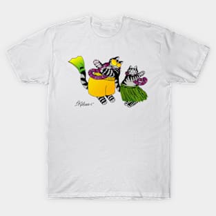 B kliban cat - dancing cat T-Shirt